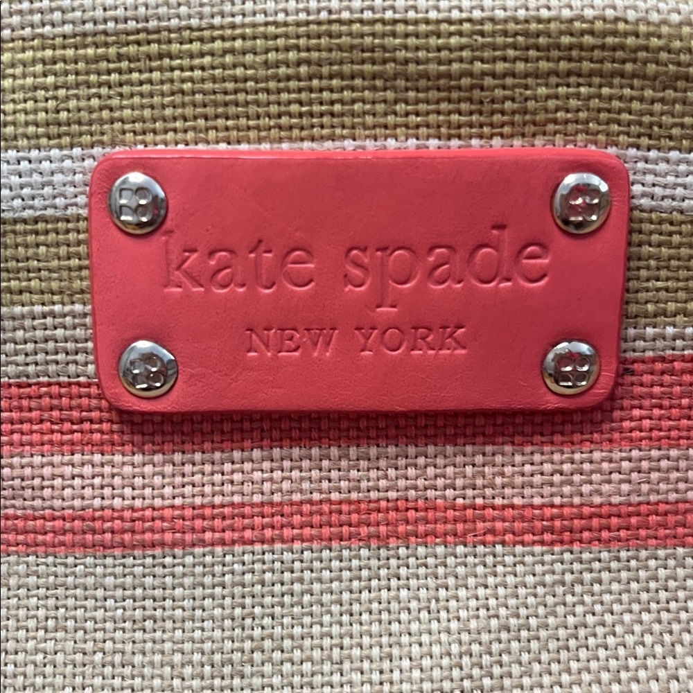Kate Spade Multi Color Striped Canvas Bag - Picture 2 of 12
